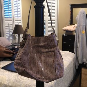 Animal print handbag